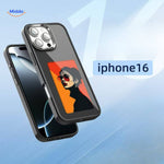 NFCScreen Case schwarz mit Foto einer Frau im Stil www.middo.nl