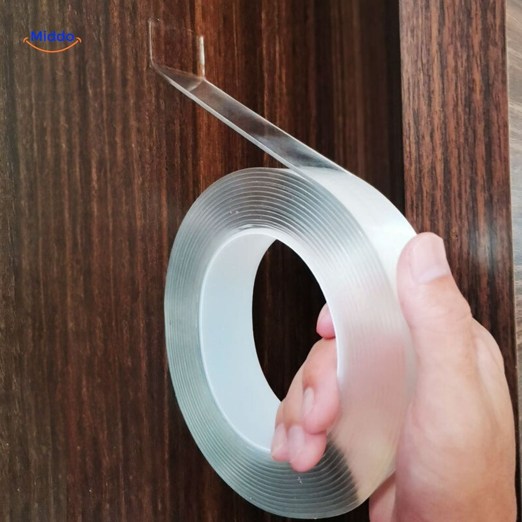 NanoGrip Doppelseitiges Tape auf Rolle für mehrfachen Gebrauch www.middo.de