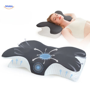NeckRest Kissen mit Belüftung und Hydratation