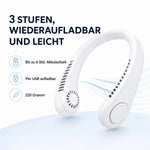 NekFan™ - Tragbarer Aufladbarer Nackenventilator für Direkte Kühlung!