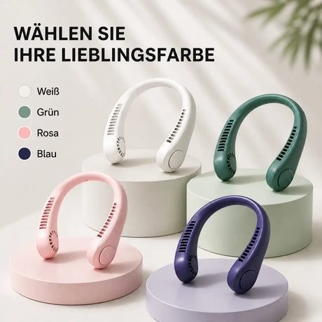 NekFan - Tragbarer Aufladbarer Nackenventilator für Direkte Kühlung – Ansicht 9
