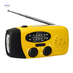 Gele SolarPower Pro Notfallradio – tragbares Survivalradio mit Solarpanel und Notfallsignalfunktion