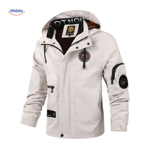 NordGuard wasserabweisende Herren-Winterjacke mit Kapuze und Reißverschlusstaschen