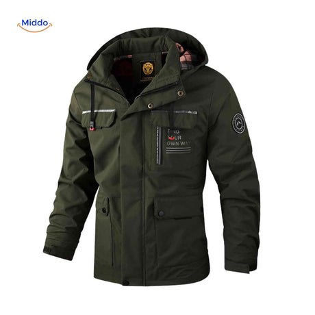 NordGuard wasserabweisende Herren-Winterjacke mit mehreren Taschen