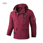 NordGuard wasserdichte Herren-Winterjacke mit Kapuze und mehreren Taschen