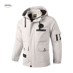 NordGuard wasserdichte Herren-Winterjacke mit Kapuze und Eingrifftaschen