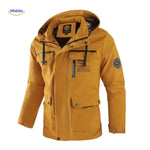 NordGuard wasserdichte Herren-Outdoorjacke mit Kapuze und Brusttasche