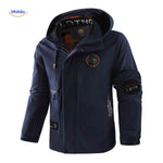 NordGuard winddichte Herren-Winterjacke mit Kapuze und Reißverschluss