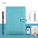 NoteSync Smart Pen blaues Leder-Notizbuch USB-Stift | www.middo.de