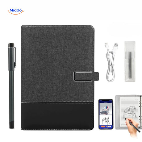NoteSync Smart Pen - Moderne Schreibmappe mit Smartpen  
www.middo.de