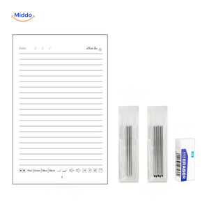 NoteSync Smart Pen nachfüllbare Schreibblätter Radiergummis www.middo.de