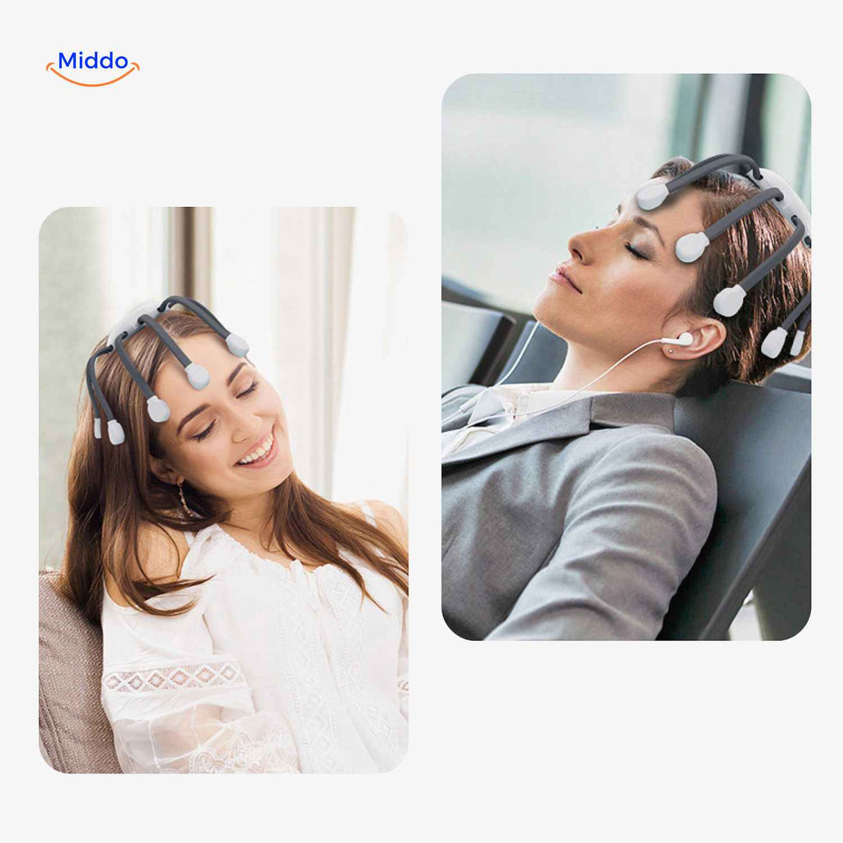 OctoRelax Massager – Elektrische Kopfmassage für Entspannung Entspannen Sie sich mit dem elektrischen OctoRelax Massager, der speziell für eine wohltuende Kopf- und Nackenmassage entwickelt wurde. Gönnen Sie sich eine Auszeit vom Alltag und bringen Sie Körper und Geist zur Ruhe. Besuchen Sie www.middo.de für mehr Informationen und lassen Sie sich verwöhnen!