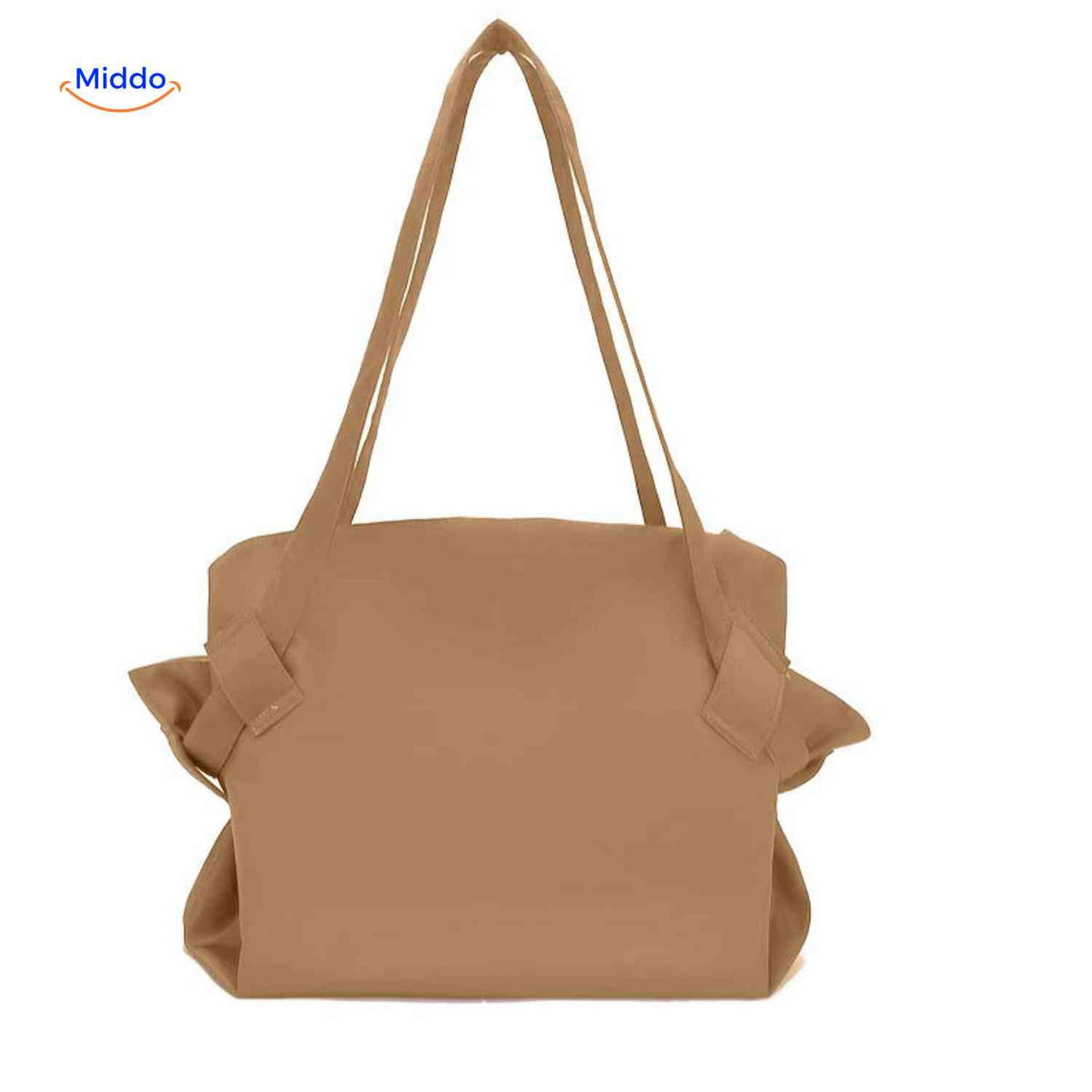 AllesTasche Damen-Shopper aus Leder mit langem Schulterriemen