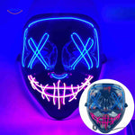 PhantomGlow Maske in Blau, Lila und Rosa - LED-Maske für strahlende Haut | www.middo.de