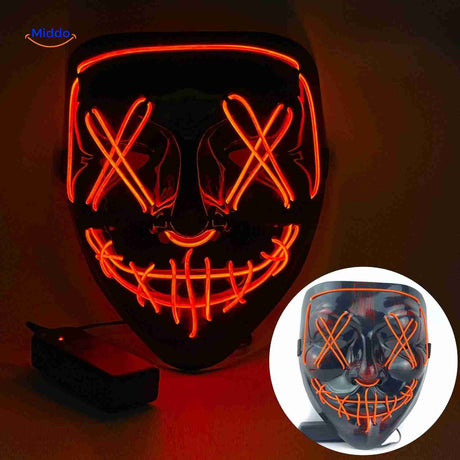 PhantomGlow Maske – Rotes LED-Maskenlicht www.middo.de