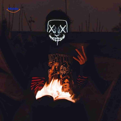 PhantomGlow LED-Maske – Modell von