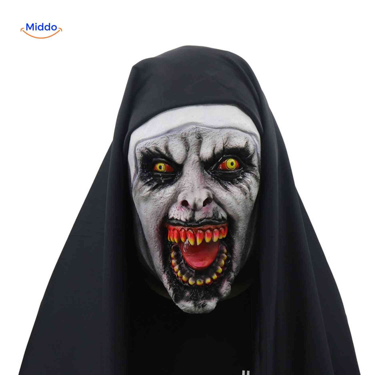 Phantora Nonnenmaske – Enges Nonnenkostüm Besuchen Sie uns auf für das perfekte Nonnenkostüm für Ihre nächste Verkleidungsparty!