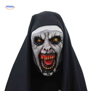 Phantora Nonnenmaske – Enges Nonnenkostüm Besuchen Sie uns auf für das perfekte Nonnenkostüm für Ihre nächste Verkleidungsparty!