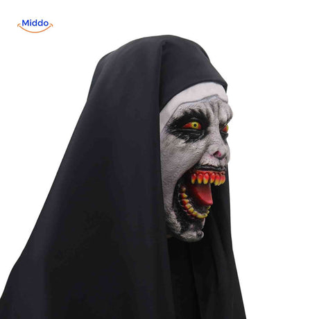 Phantora Nonne Maske – Horrormaske für gruselige Auftritte. Besuchen Sie uns jetzt auf www.middo.de!