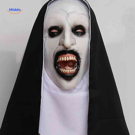 Phantora Nun Maske - Öffnen Sie den Mund für einen eindrucksvollen Look auf