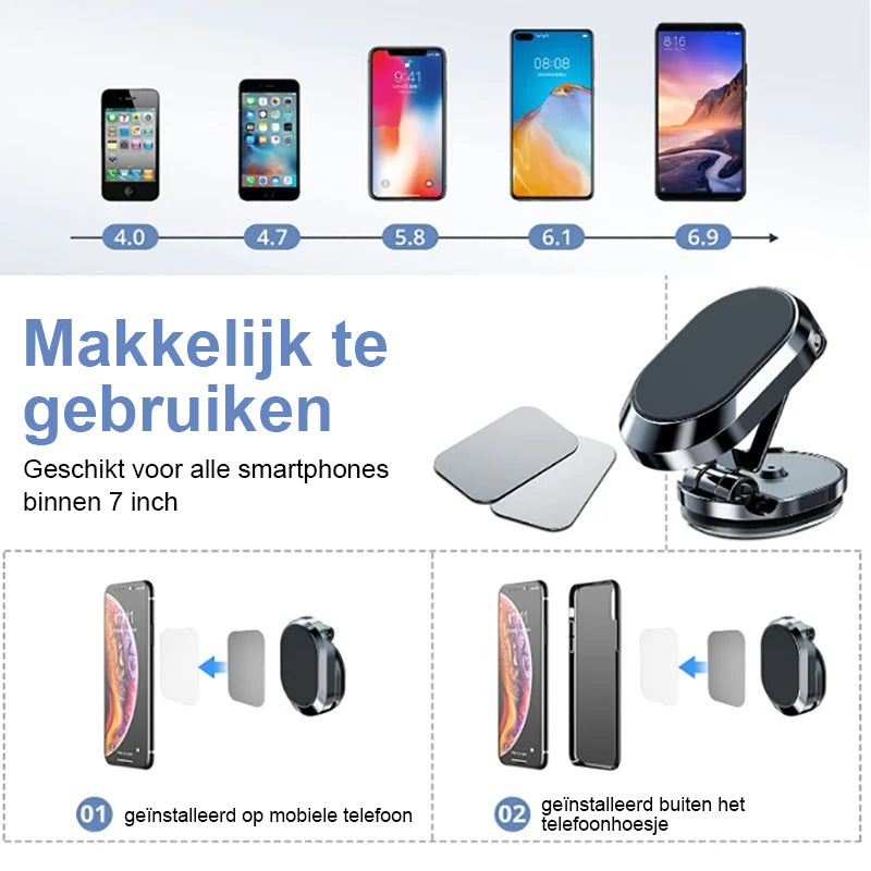 Telefonhalter geeignet für Smartphones bis 7 Zoll