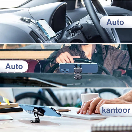 Verschiedene Verwendungsmöglichkeiten des PhoneMagnetic Halters