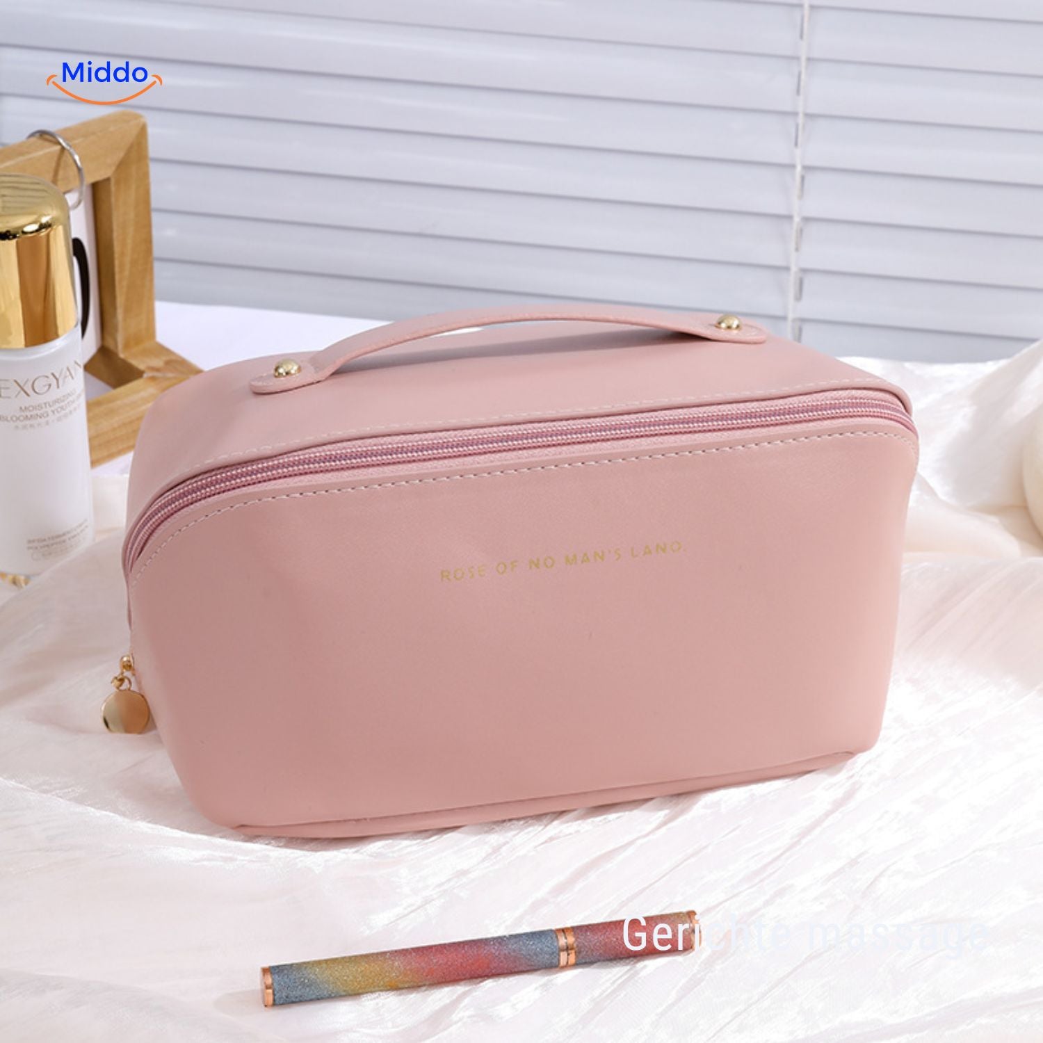 PillowPro Kosmetiktasche weich rosa www.middo.nl