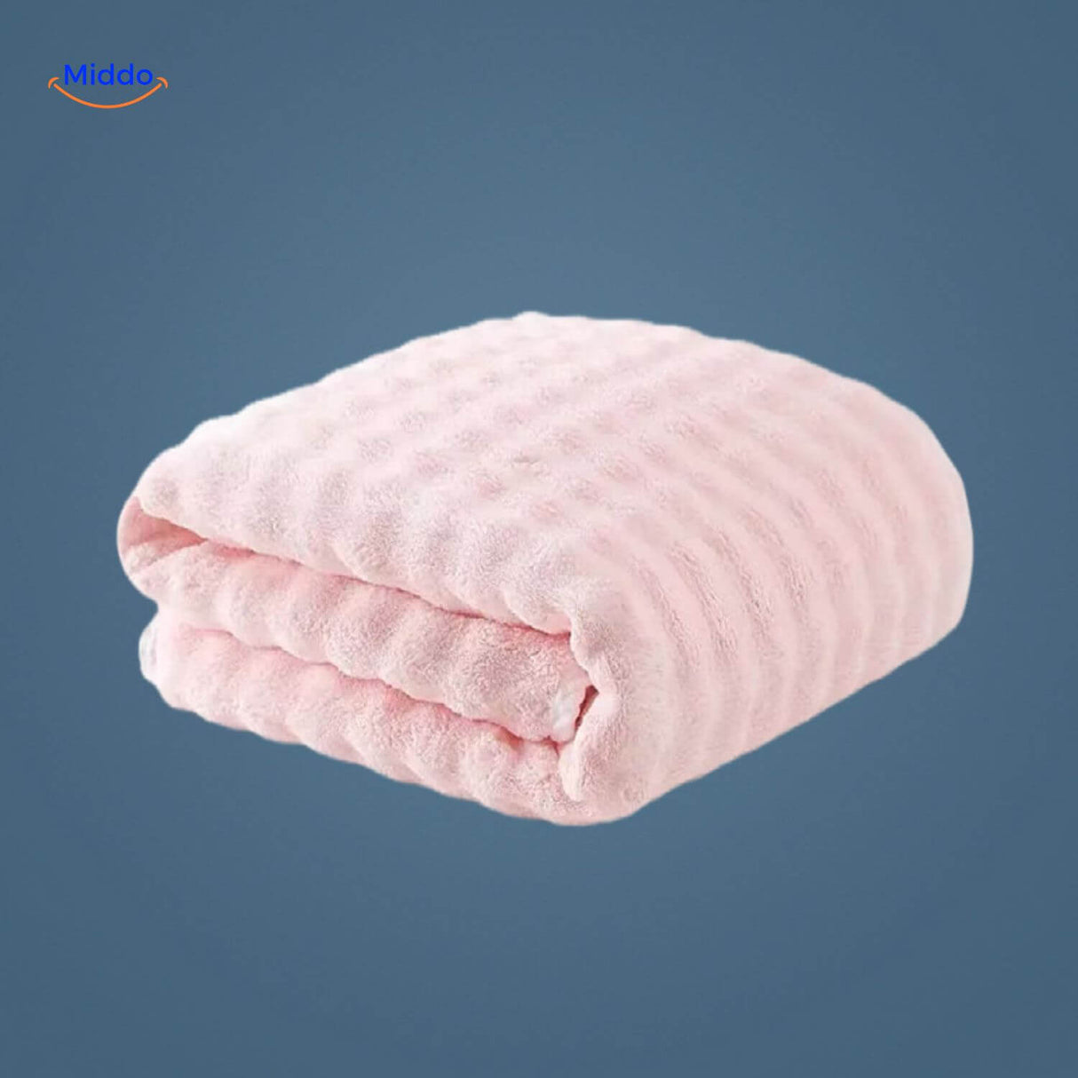 PineappleGrid Badetuch rosa gewelltes Handtuch