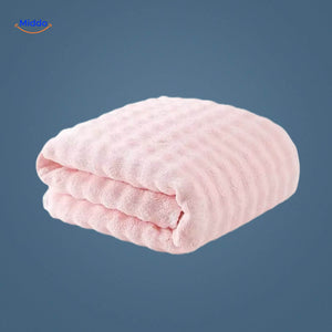 PineappleGrid Badetuch rosa gewelltes Handtuch