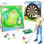 PlaySquare Golfset in grün – Golfziel und Dartboard Trainingsspiel für Kinder. Jetzt bei www.middo.de entdecken!
