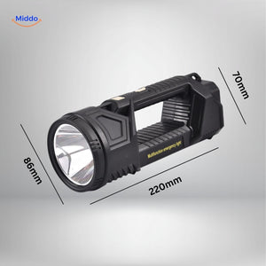 PowerBeam Suchscheinwerfer Ideal für freihändiges Arbeiten www.middo.de