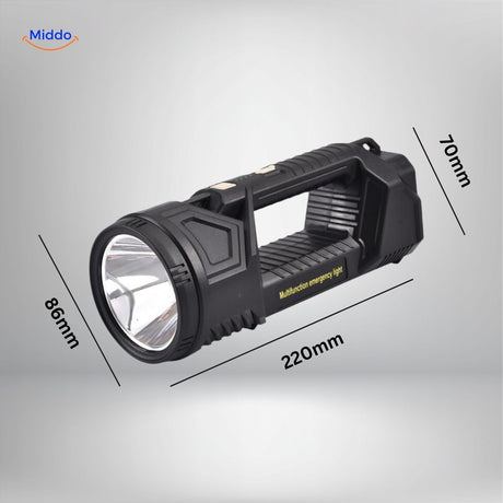 PowerBeam Suchscheinwerfer Ideal für freihändiges Arbeiten www.middo.de