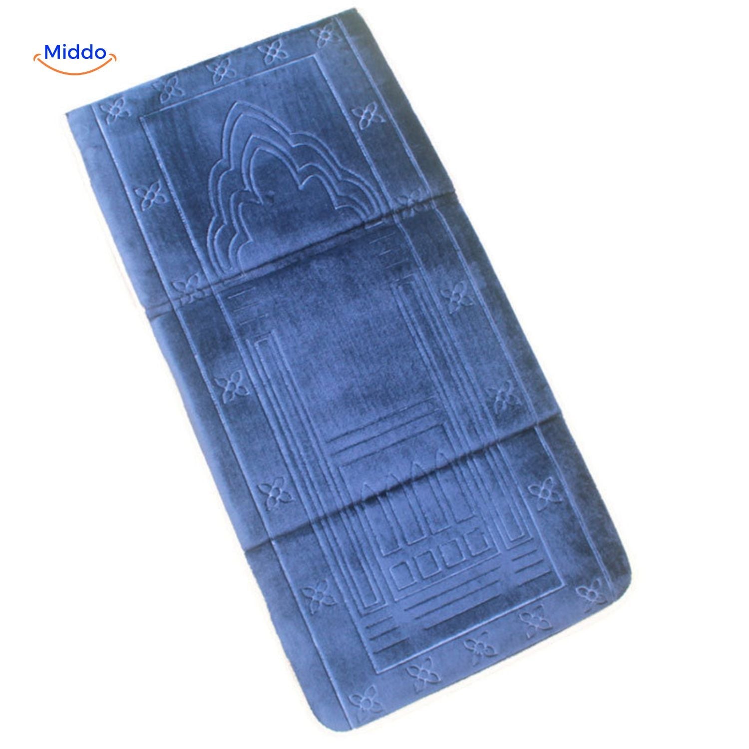 PrayMate Fold Bidjar Teppich Blau www.middo.nl