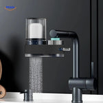 PureFlow Wasserhahn blau mit Filtrationsprozess für Wasser www.middo.de