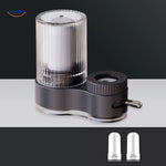 PureFlow Wasserhahn mit weißem und blauem Design www.middo.de