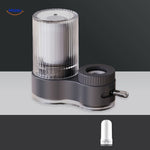 PureFlow Wasserhahn transparent mit grauem Chromteil www.middo.nl