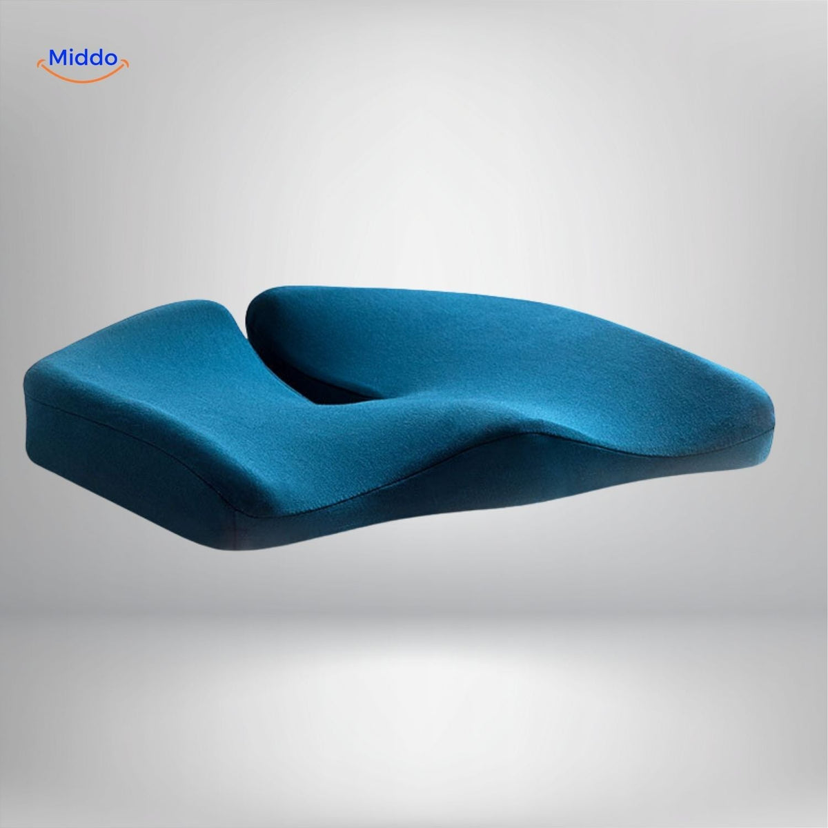 RelaxButt Sitzkissen in lebendiger gelber Farbe zur Unterstützung www.middo.de