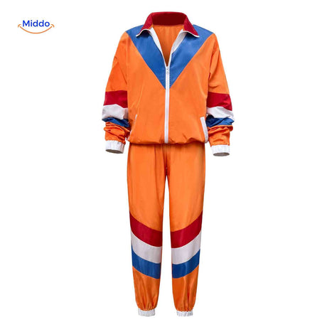 RetroVibe Set Damen Trainingsanzug Rückseite sportlich Design www.middo.de