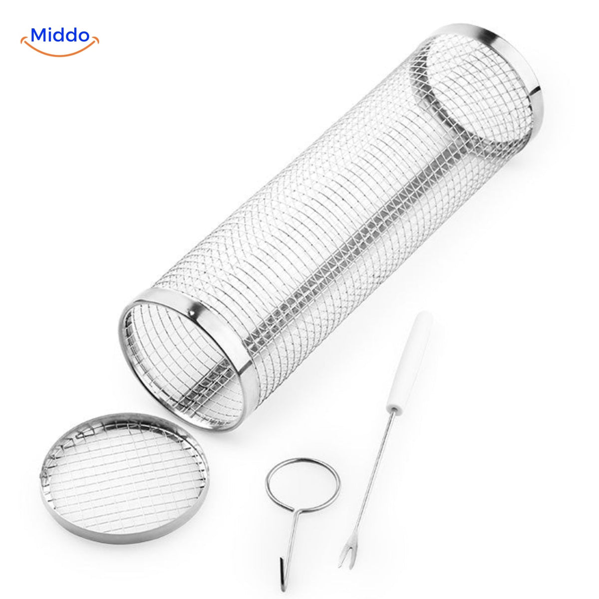 RollingGrill™ Korb gezeigt mit Haken