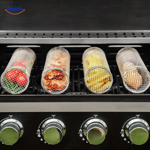 Gemüse gegrillt im RollingGrill™ Korb auf dem Grill