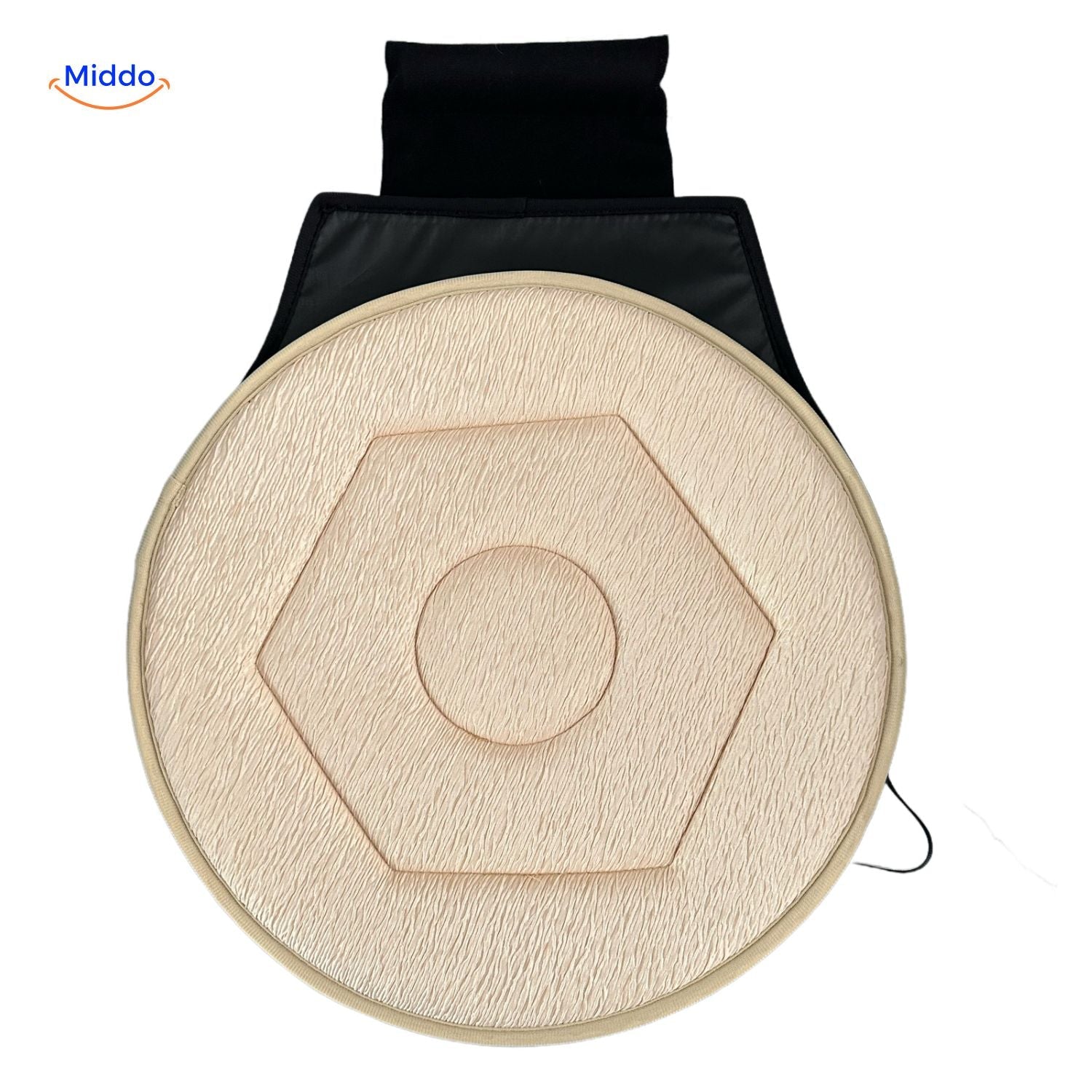 Rotacush Sitzkissen beige Hexagon Kissen Wellness www.middo.nl