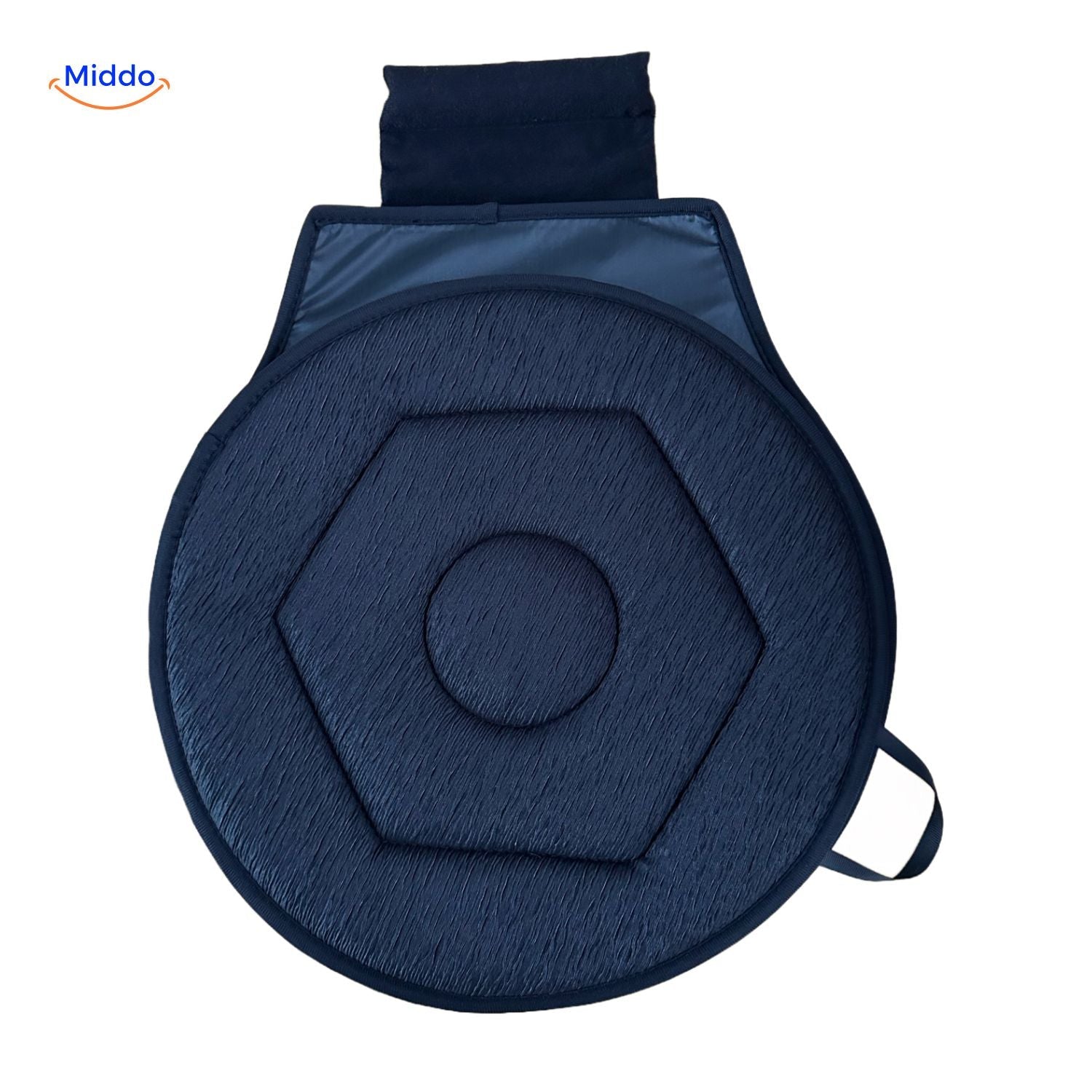 Rotacush Zitkissen blau Kissen Wellness www.middo.de