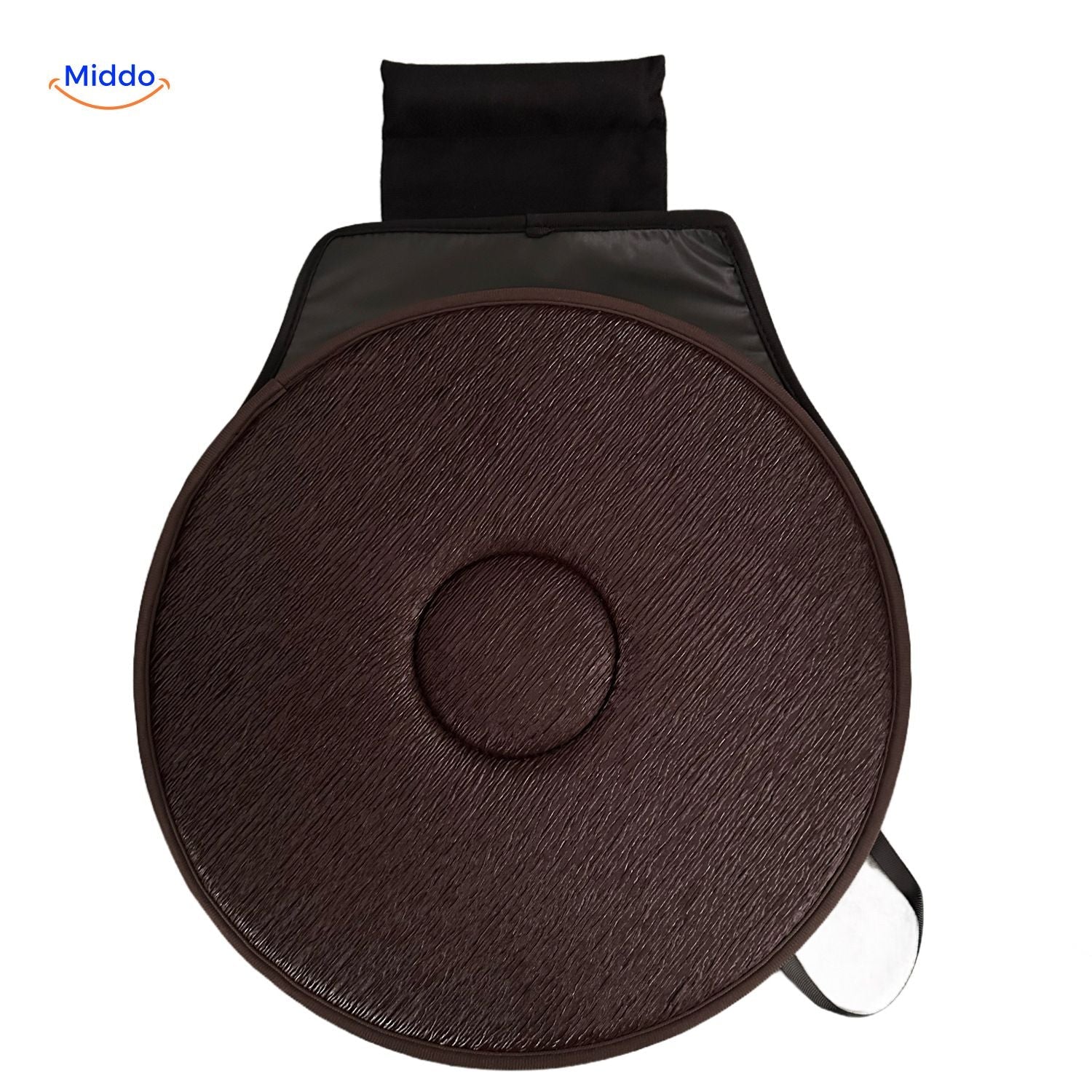 Rotacush Sitzkissen braun Wellnesskissen für lange Tage www.middo.de