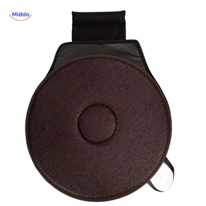Rotacush Sitzkissen braun Wellnesskissen für lange Tage www.middo.de