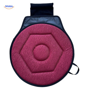 Rotacush Sitzkissen grau Hexagon-Kissen Wellness www.middo.de