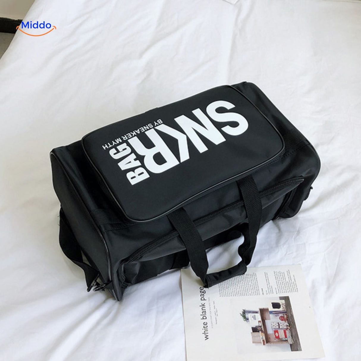 SNKRPro Tasche schwarz mit subtiler Schrift