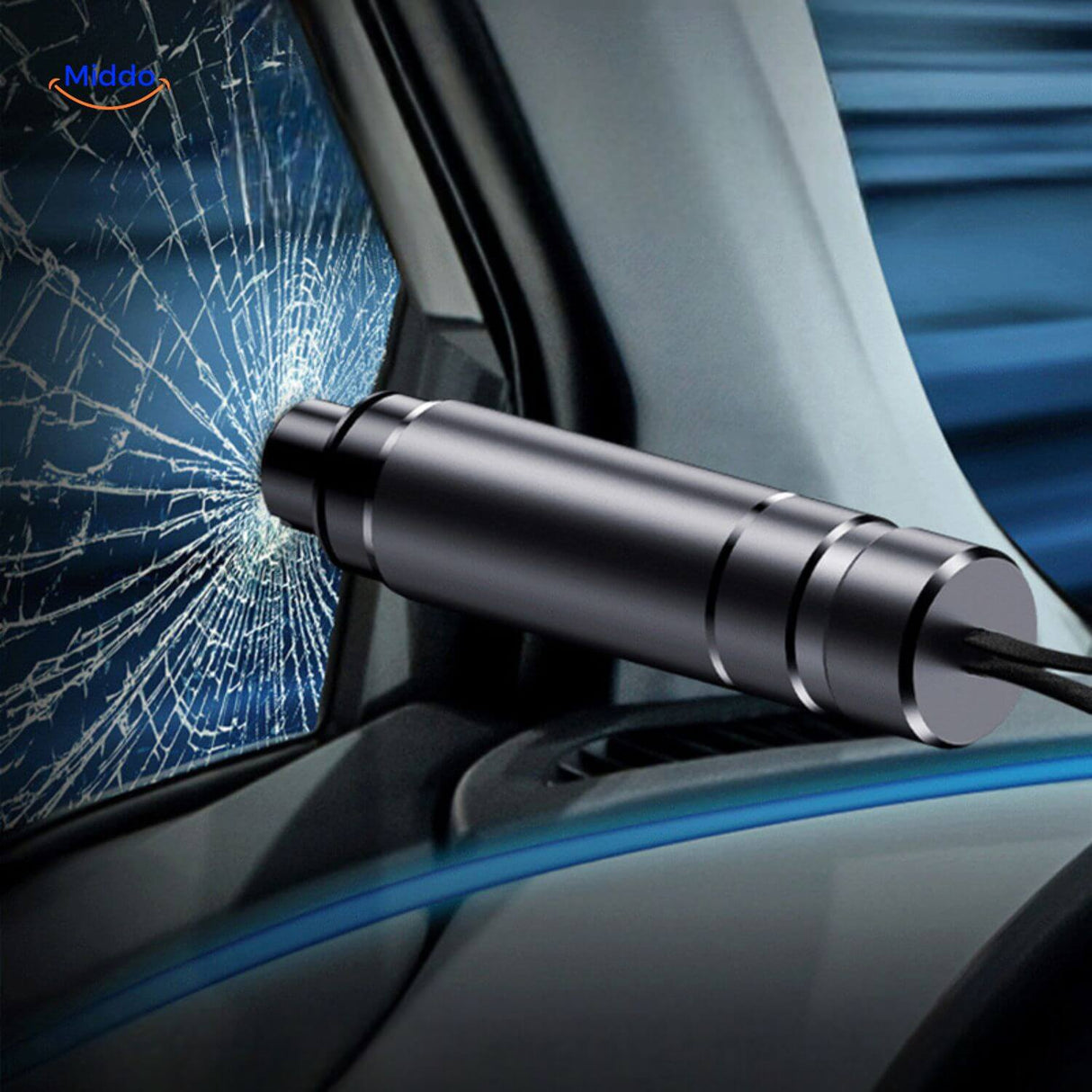 Safebreak Hammer freihändig sicher für das Durchbrechen von Autoscheiben
