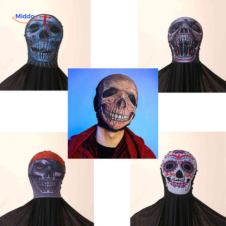 ShadowReap Cape Schädelmasken Set Halloween Kostümparty