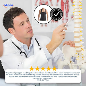Bewertung von Dr. J. de Vries über die ShapeBoost PowerVest 2.0 von Middo.de