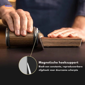 SharpPro Roller magnetische Winkelstütze für Präzision www.middo.de
